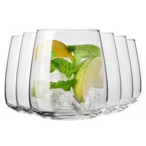 Szklanki niskie 420 ml (6 szt.) Krosno - Modern