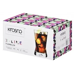 Komplet szklanek soft drink 200 ml (6 szt.) Krosno - X-line