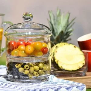 Pojemnik z pokrywą 4 elementy Krosno - Glamour