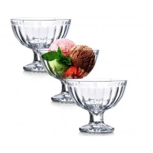 Pucharki do lodów szklane 180 ml (3 szt.) - Orion