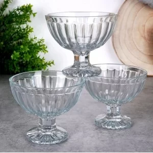 Pucharki do lodów szklane 180 ml (3 szt.) - Orion