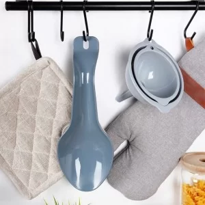 Podstawka pod chochlę i łyżkę szara 29 cm - Orion