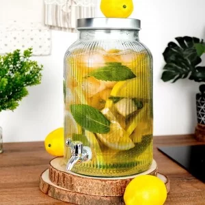 Słój z kranikiem do napojów szklany 5,6 l - Orion