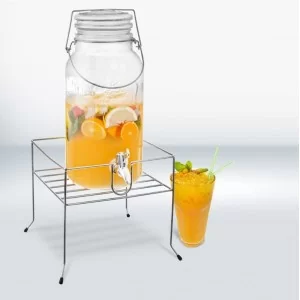 Stojak pod słój z kranikiem stalowy - Orion