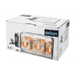 Słój do napojów z kranikiem szklany do lodówki 3,5 l - Orion