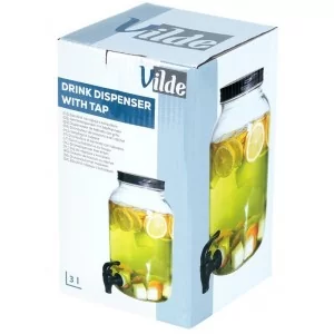 Słój do napojów z kranikiem szklany 3,2 l - Orion