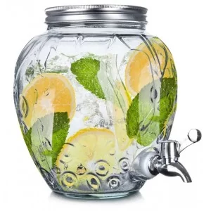 Słój do napojów z kranikiem szklany 4,5 l - Orion