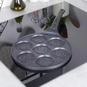 Patelnia do jajek granitowa 7 otworów 27 cm Orion - Grande