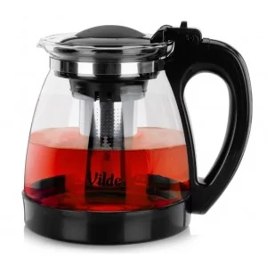 Dzbanek z zaparzaczem do herbaty szklany żaroodporny 2 l - Orion