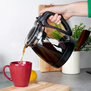 Dzbanek z zaparzaczem do herbaty szklany żaroodporny 2 l - Orion