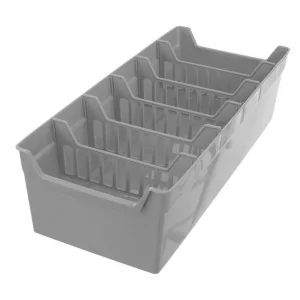 Pojemnik organizer na przyprawy szary 30x13x8 cm