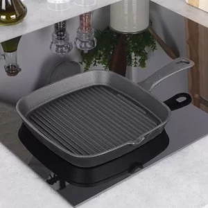 Patelnia do grillowania żeliwna kwadratowa 23x23 cm