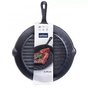 Patelnia do grillowania żeliwna 24 cm Orion - Litina