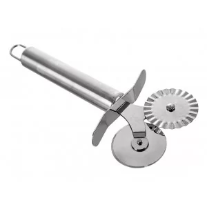 Radełko do ciasta, makaronu stalowe podwójne 4 cm - Orion