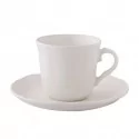 Filiżanka ze spodkiem Alba 260 ml/15 cm Bogucice - Gino White 1228