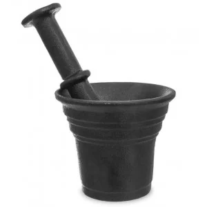 Moździerz do przypraw żeliwny czarny Orion - Litina