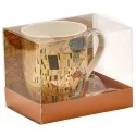 Filiżanka jumbo ze spodkiem 350 ml Marco Polo - Klimt The Kiss