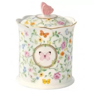 Pojemnik z włoskiej porcelany Marco Polo - Motyle