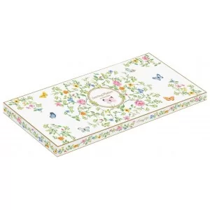 Patera z włoskiej porcelany 36×14,5 cm Marco Polo - Motyle