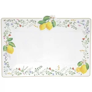 Patera na ciasto 36x24 cm Marco Polo - Cytryny