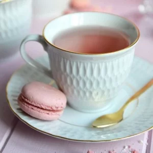 Garnitur do kawy na 6 osób (18el.) Ćmielów - Sofia 3604 Złoto