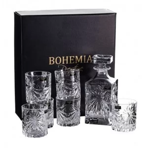 Komplet do whisky karafka i szklanki Bohemia - Prestige Fiore