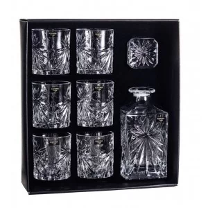 Komplet do whisky karafka i szklanki Bohemia - Prestige Fiore