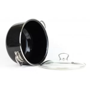 Komplet 4 garnków premium czarnych - Belis