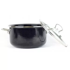 Komplet 4 garnków premium czarnych - Belis