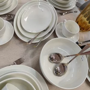 Serwis obiadowy na 6 osób (42 el.) Bogucice - Bace Cream 1232