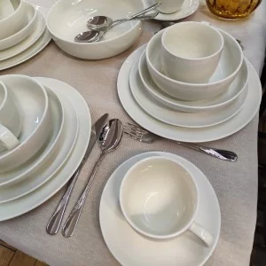 Serwis obiadowy na 6 osób (42 el.) Bogucice - Bace Cream 1232