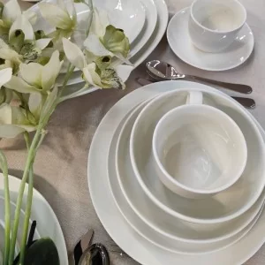 Serwis obiadowy na 6 osób (42 el.) Bogucice - Bace Cream 1232