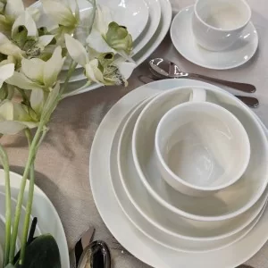 Serwis obiadowy na 6 osób (42 el.) Bogucice - Bace Cream 1232