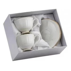 Komplet 2 filiżanek ze spodkami 200 ml na prezent - Marco Polo