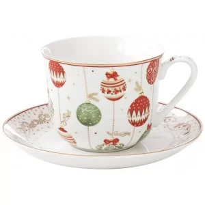 Filiżanka ze spodkiem świąteczna 370 ml - Marco Polo
