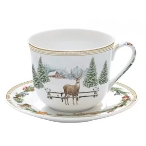 Filiżanka ze spodkiem 400 ml świąteczna - Marco Polo