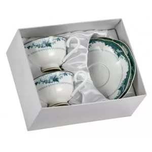 Komplet 2 filiżanek ze spodkami 250 ml na prezent - Marco Polo