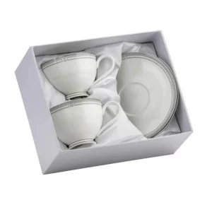 Komplet 2 filiżanek ze spodkami 250 ml na prezent - Marco Polo