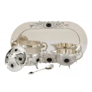 Cukiernica z łyżeczką i mlecznik na tacce - Marco Polo